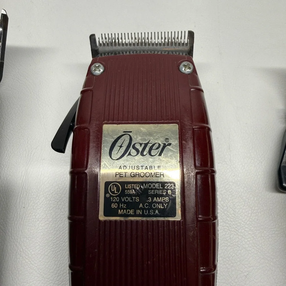 Vintage Pet Clipper Lot Oster Golden A5 & Sears Professional Grooming Tools 3pc